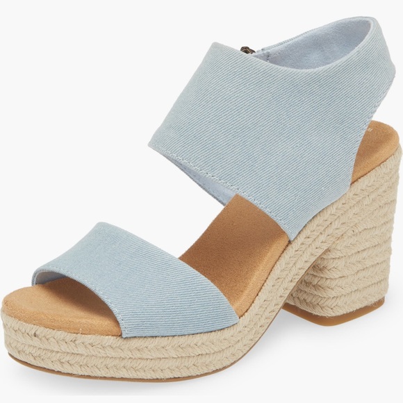 Toms Shoes - TOMS Heels 🩵